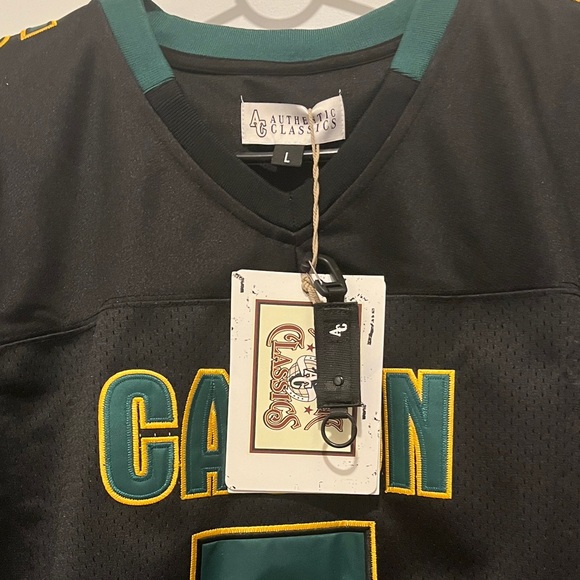 Jayden Daniels Cajon High School Black and Green Jersey 🔥🔥🔥 - Picture 3 of 7